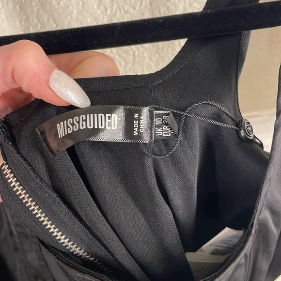 Missguided Black Crop Top - Picture 2 of 6